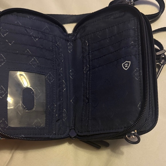 Vera Bradley Floral Patterned Crossbody Bag/Writslet - Picture 4 of 5